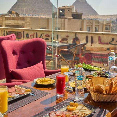 King Pyramids View Hotel Kafret el-Gabal Exteriér fotografie