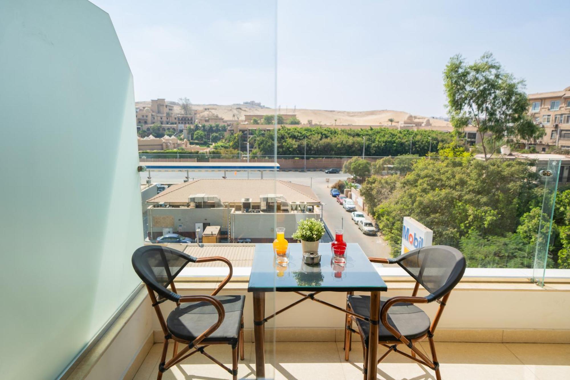 King Pyramids View Hotel Kafret el-Gabal Exteriér fotografie